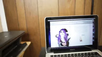 Cherrycrush cute slut fucks her dildo