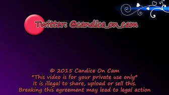 Candy Cameltoe beautiful slut plows pussy with phallus