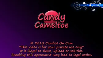 Candy Cameltoe sexy blonde is pleasing large forms.