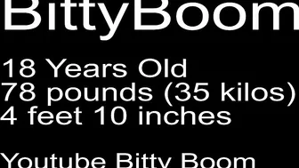 BittyBoom chick is played with vagina