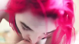 Hayliexo slut with big tits gets naked in  private e