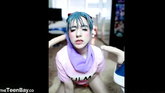 Lana Rain hot chick fucks pussy sex toy