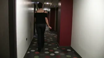 HannahBrooks charming  cam girl  takes off her panties and pulls pussy