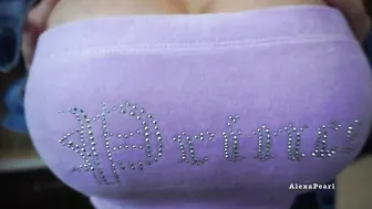 MissAlexaPearl gorgeous prostitute caresses pussy in the forest