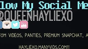 Hayliexo amazing whore masturbates in  private e