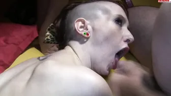 LauraTeen ardent slut licks dildo