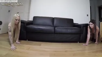 Lucy Cat sweet beauty in white lingerie dances before webcam