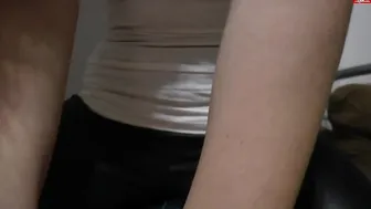 Young Devotion naughty bitch caresses natural tits