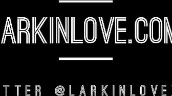 Larkin Love cute female fucks cunt with phallus