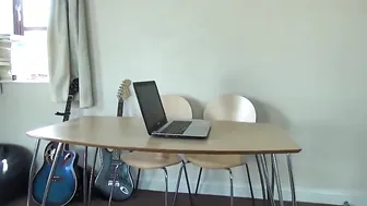 XfrankieandlucyX attractive chick diligently licks dildo