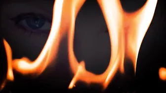 Lady Fyre impressive passion masturbates both holes