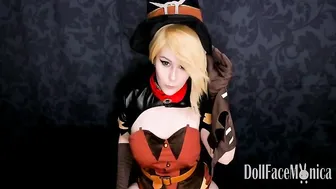 DollFaceMonica busty latina masturbates with a pussy