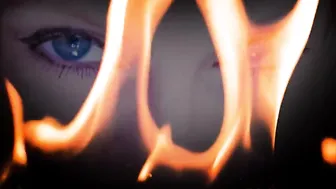 Lady Fyre young schoolgirl erotically eats a banana