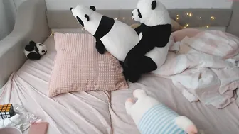honey_devildoll busty blonde masturbating with sex toys