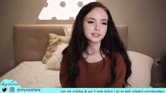 skywallace busty babe emotionally masturbates