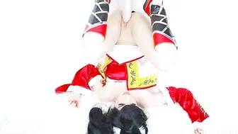 Lana Rain charming babe masturbates shaved vagina