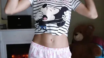 mollylittleshy stocking beauty seduces with juicy ass