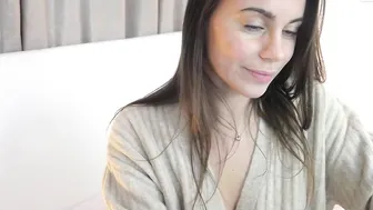 foxy cute wench jerks off wide cunt