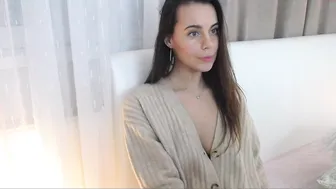 foxy cute wench jerks off wide cunt