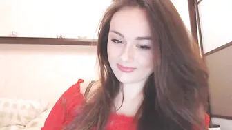 DikiyAngell cute bitch masturbates pussy with vibrator