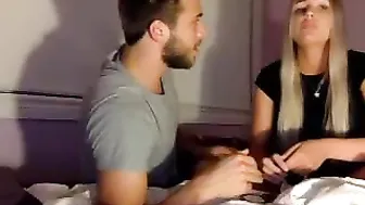 hot8pack01 gorgeous lady caresses shaved vagina