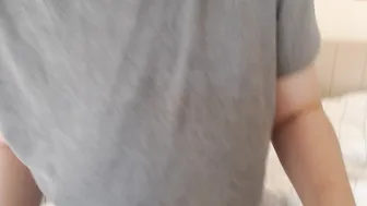 donkey_ponkey in black peignoir