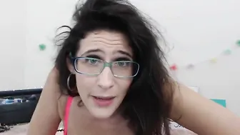 amandarox slut in stockings erotically takes off her panties