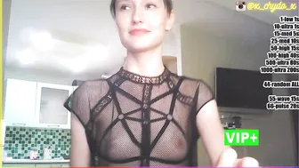 mar1na hot chick fucks pussy sex toy