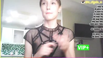 mar1na hot chick fucks pussy sex toy