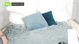 hotbella curly slut fucks both slits