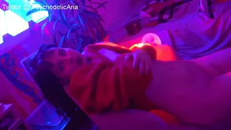 psychedelicariaa charming bitch spreads her legs
