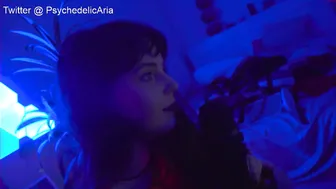 psychedelicariaa charming bitch spreads her legs