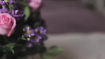 Ashe Maree slutty confidant gently masturbates pussy