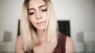 shy_jane in black peignoir