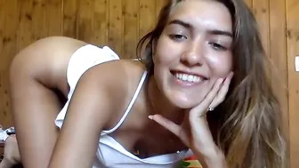 babygirlsucie Exquisite slut squeezes holes through panties