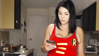 busty_geek50 juicy breasts and smooth pussy
