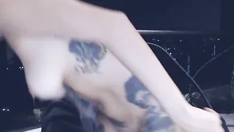 mariewana lace princess passionately undresses on camera