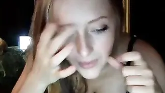 AdrianaMarxx naughty  girl  fingering vagina in the shower