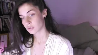 thefriendzone fluffy bitch with glasses masturbates pussy