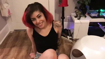 perfectview busty babe masturbates shaved cunt