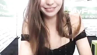 carmen slut in uniform dancing in dim lighting