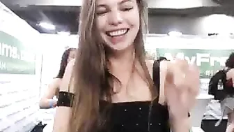 carmen slut in uniform dancing in dim lighting