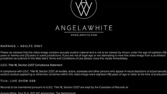 Angela busty young lady rides sex toy