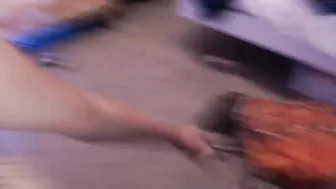 lil_piglet skinny woman play with a dildo