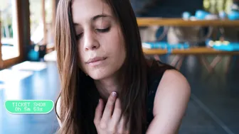 newchloe18 cute lady caresses shaved cunt