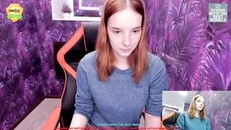 liacoy hot whore kneads pussy with a strap-on