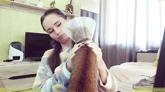 glassi sweet chick fucked in the ass by different devices