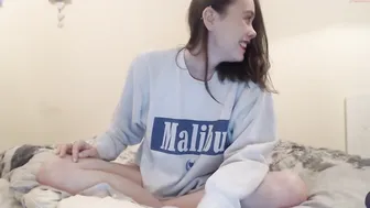 kjfucks slutty schoolgirl shows her boobs
