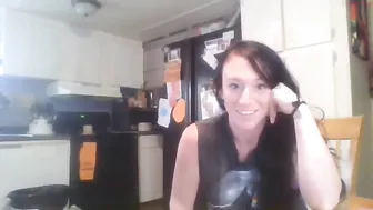 realbigdill busty slut caresses shaved cunt