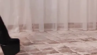 amberely  appetizing model fucks herself with a phallus